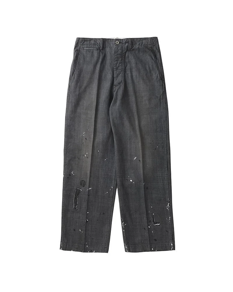 BROADER CHINO CRASH BLACK - 1