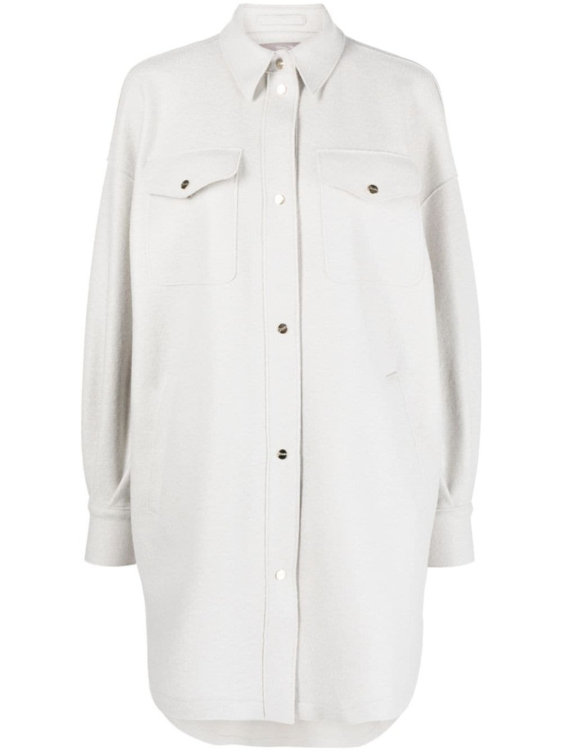 felted-finish virgin wool shirt 1