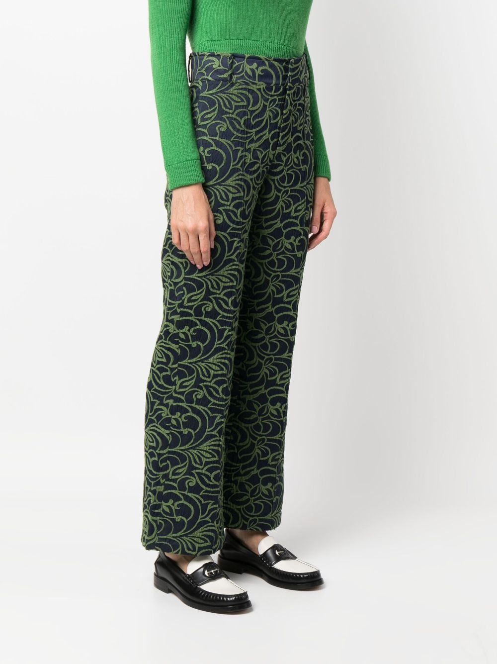 Yoshitomo jacquard trousers - 3
