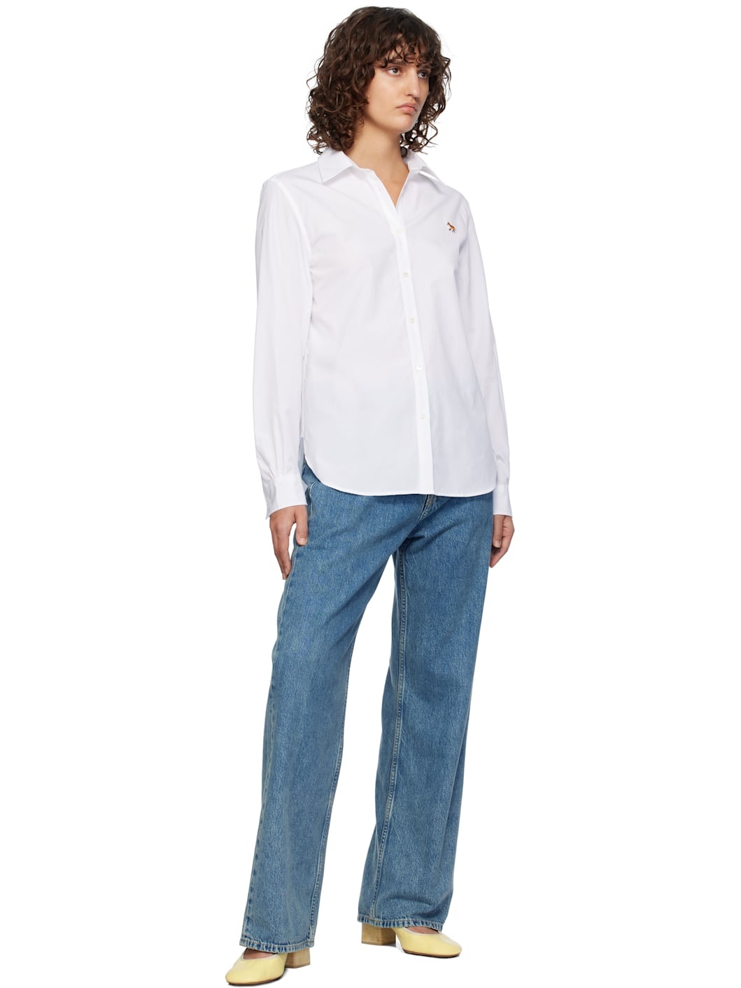 White Baby Fox Classic Shirt - 4