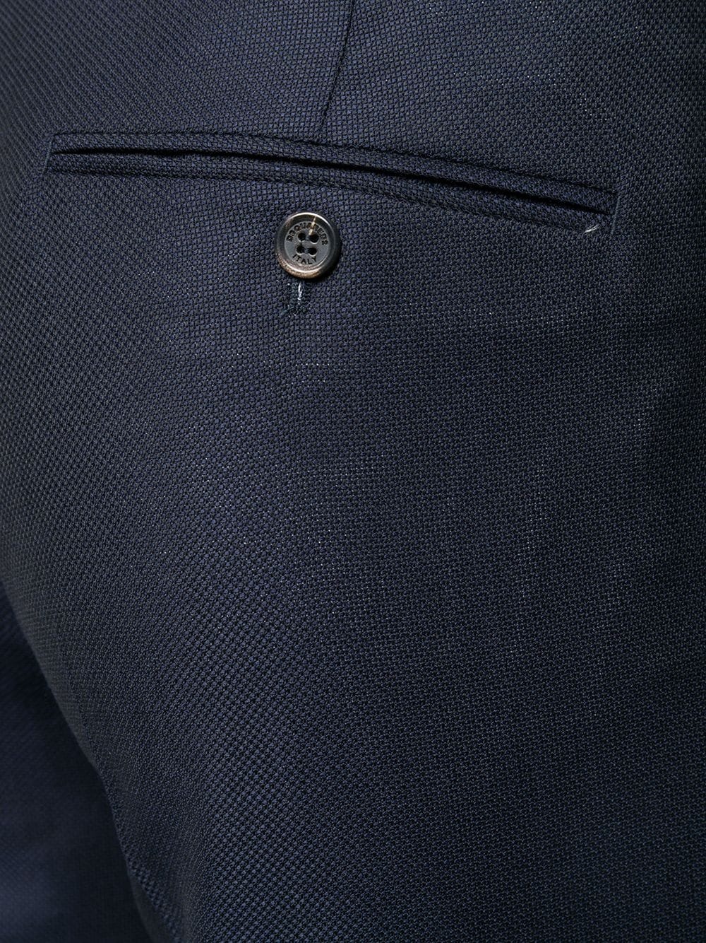 navy two button suit - 6