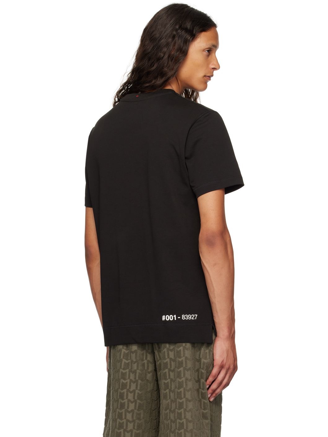 Black Printed Logo T-Shirt - 3