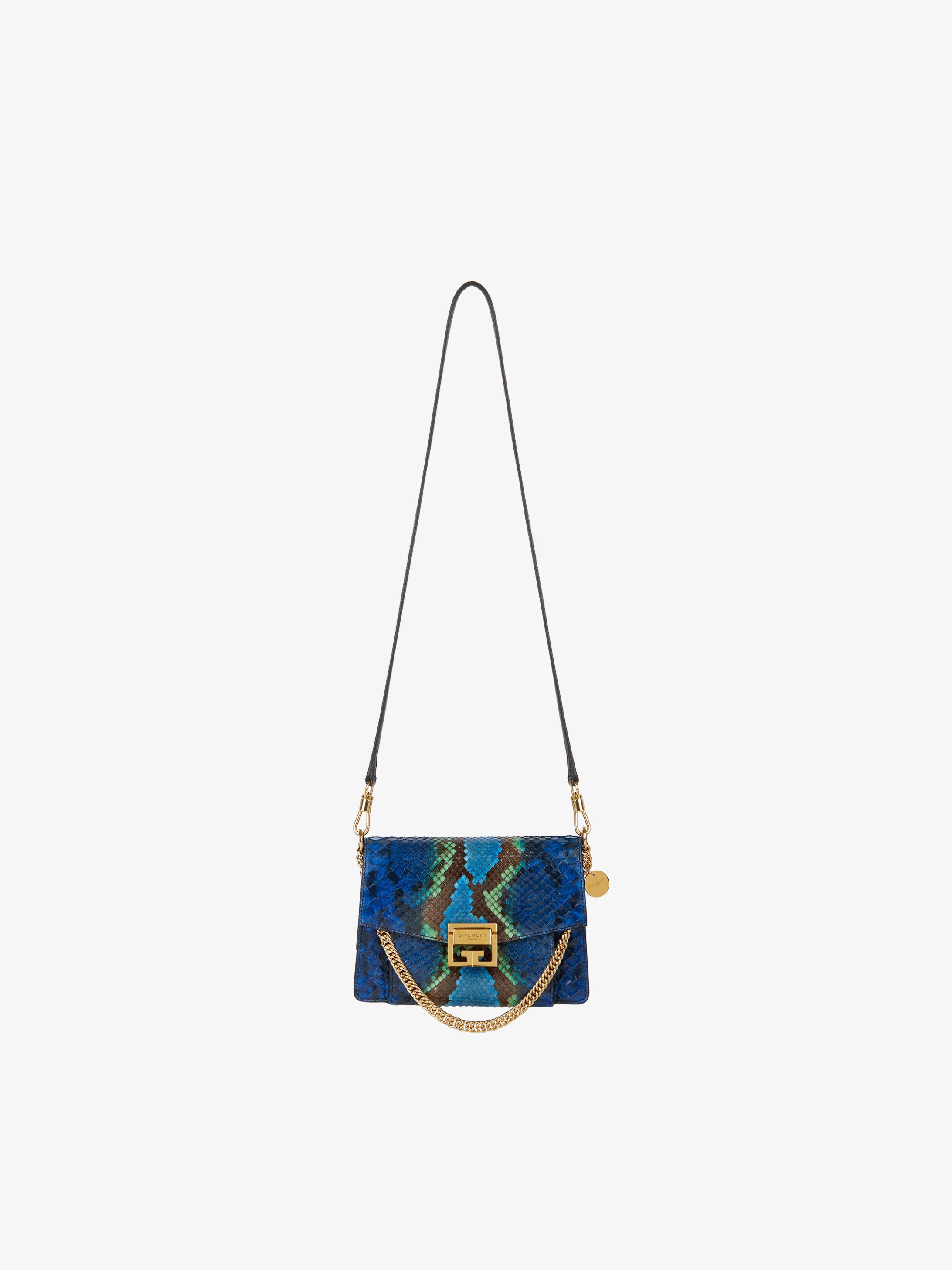 SMALL GV3 BAG IN GRADIENT-EFFECT PYTHON LEATHER - 1