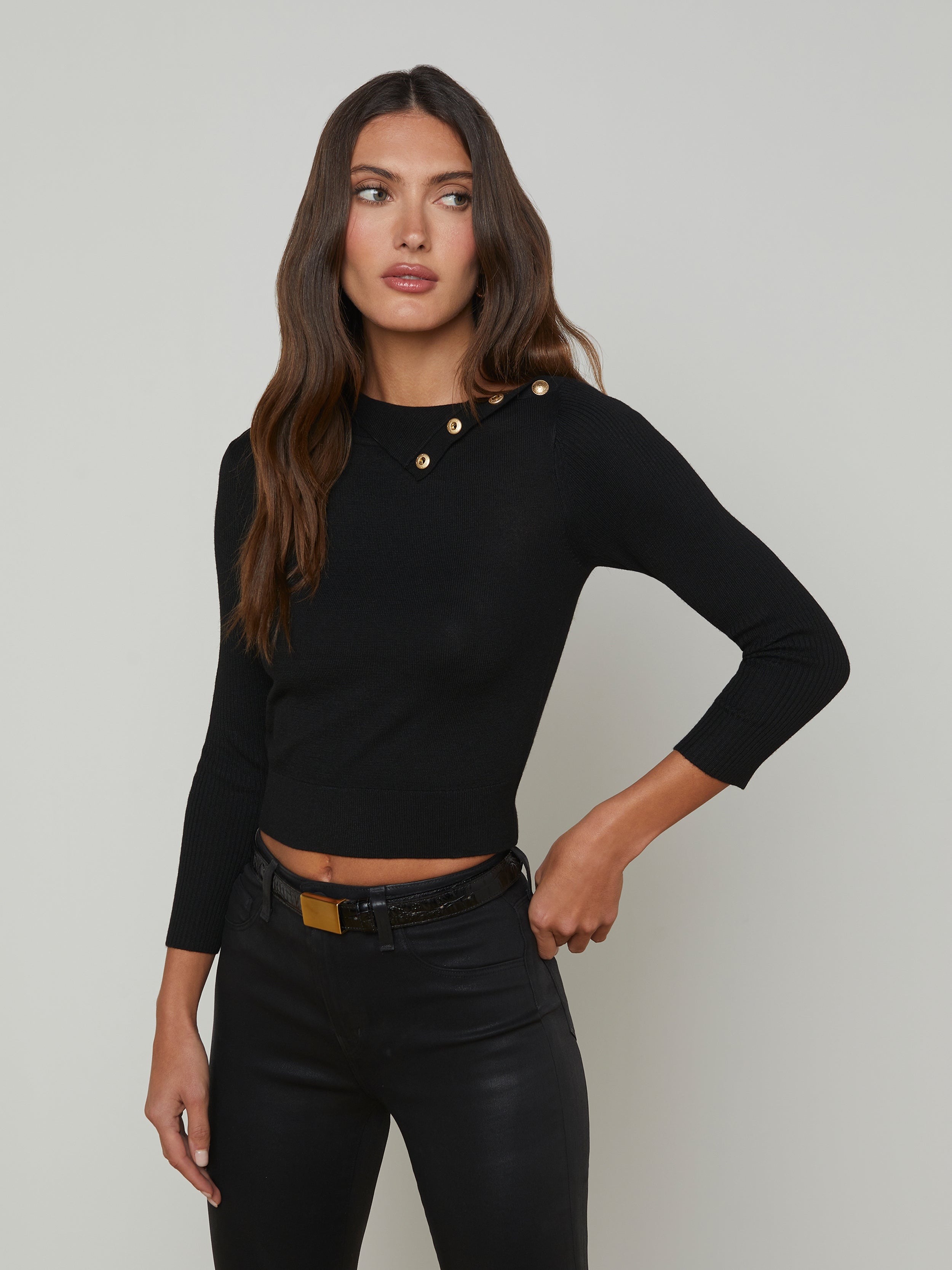 Kamdyn Cropped Turtleneck - 2