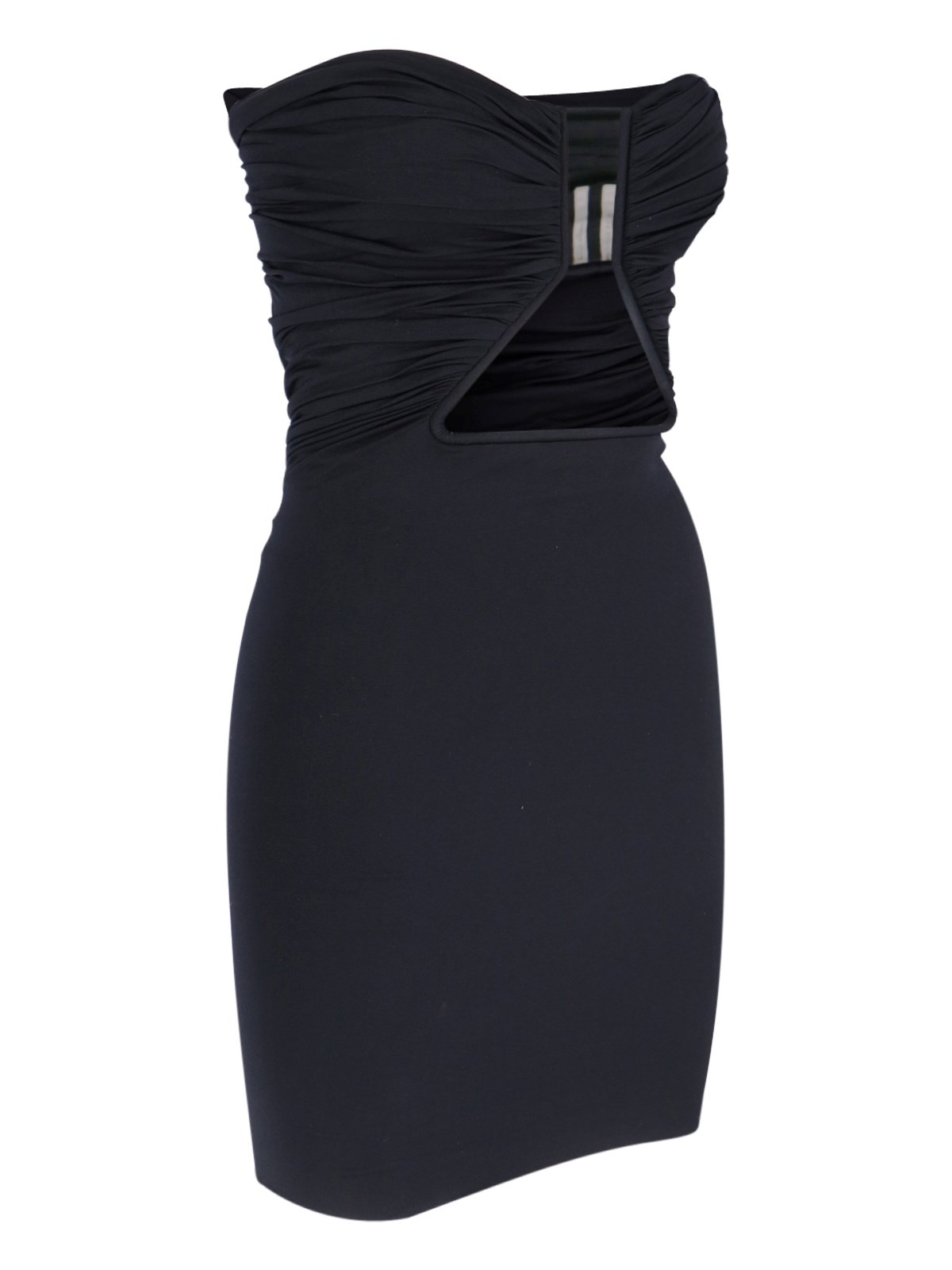 DRAPED 'JERSEY PRONG' MINI DRESS - 3