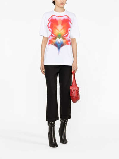 Alexander McQueen abstract-print cotton T-shirt outlook