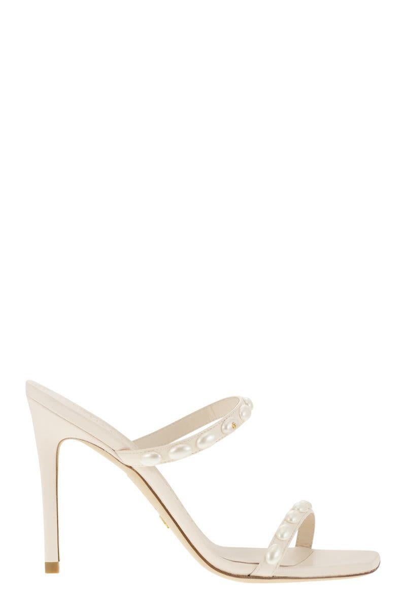 STUART WEITZMAN PEARLITA - SANDAL WITH PEARLS - 2