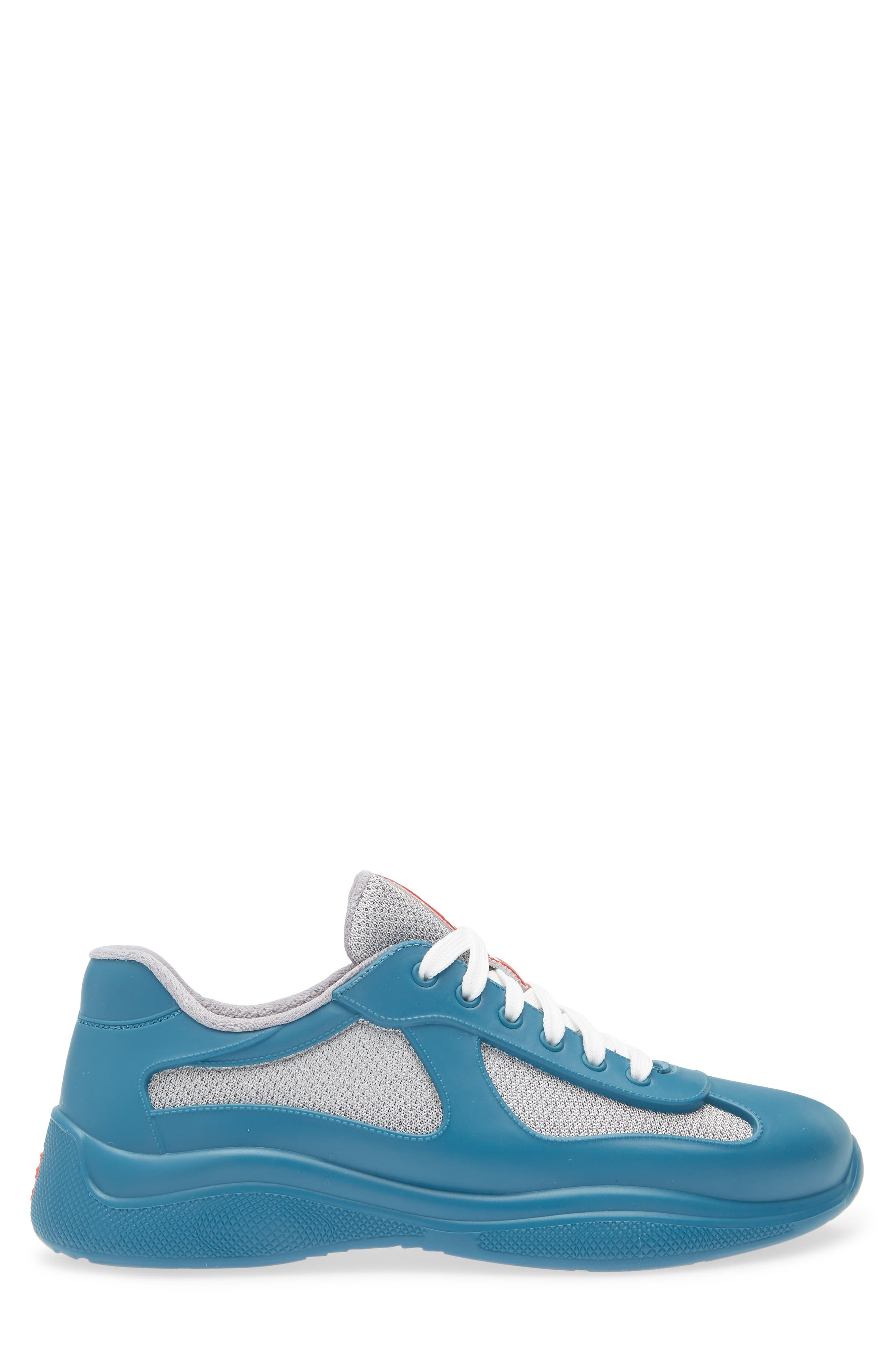 Prada America's Cup Low Top Sneaker in Laguna at Nordstrom - 3