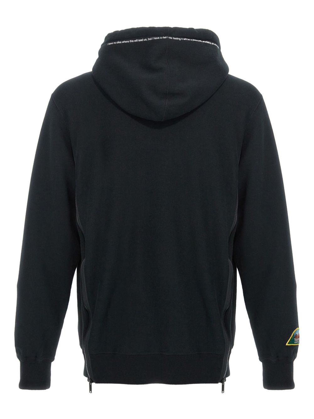 patch-detail hoodie - 2