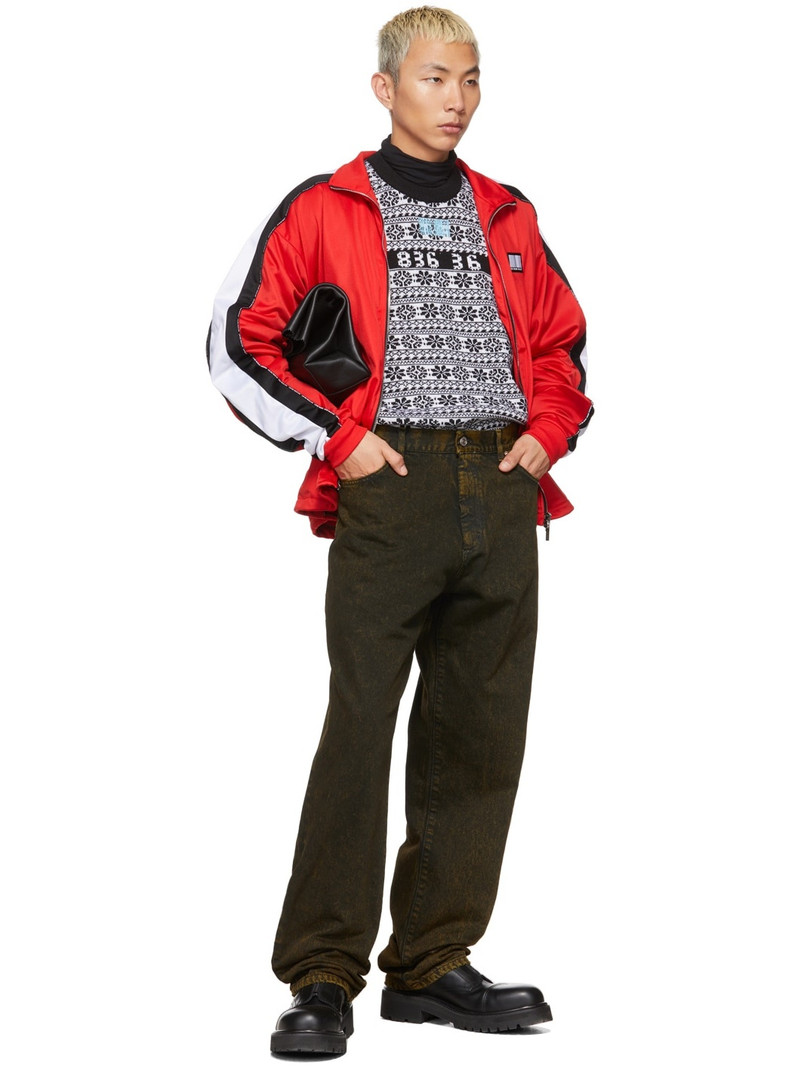 VETEMENTS Leather Zip-Up Police Combat Boots outlook