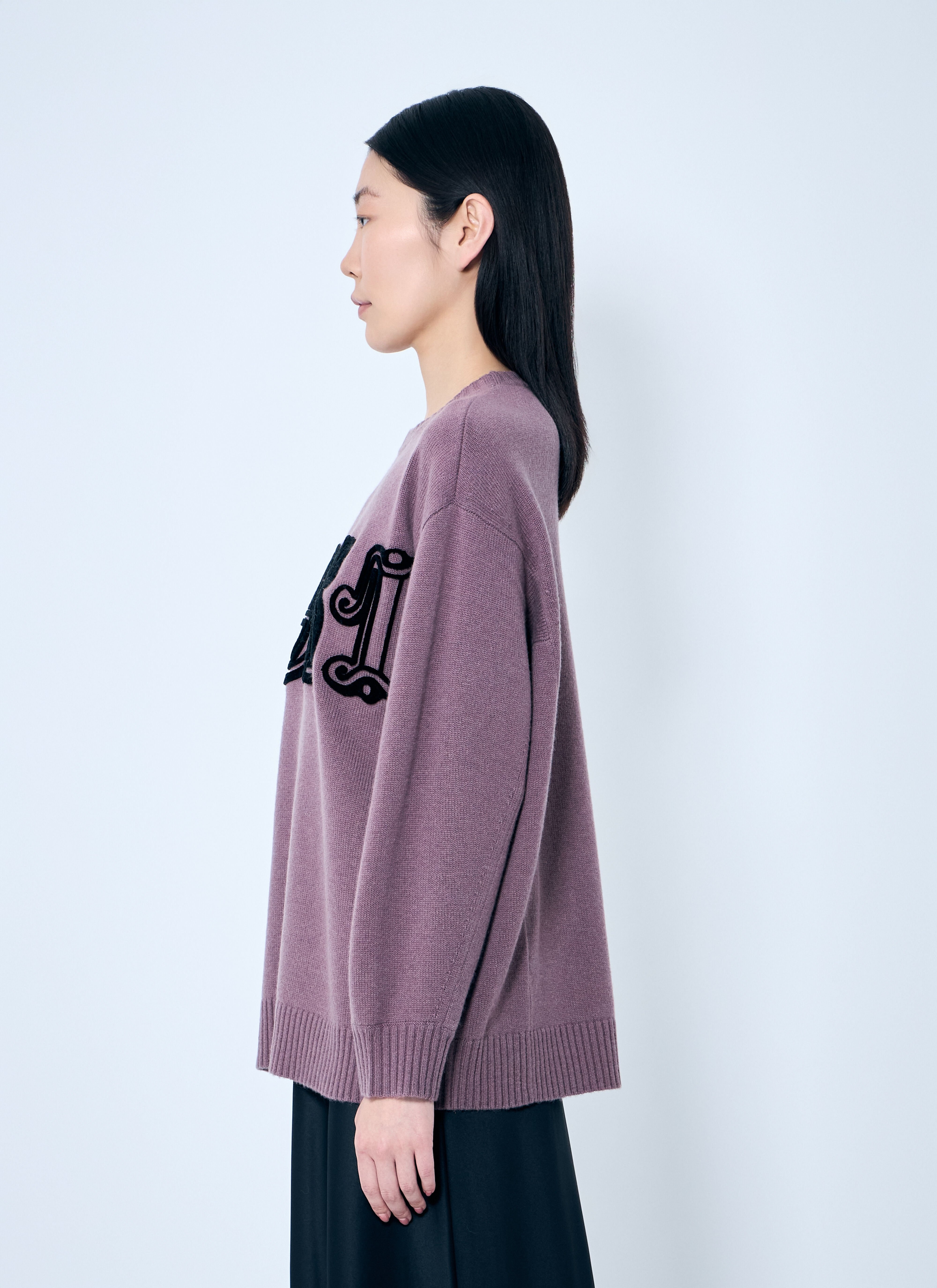 Oversized Wool And Cashmere Sweater - 3