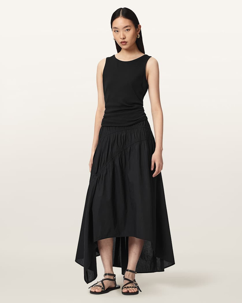 NURIA GATHERED MAXI SKIRT 4