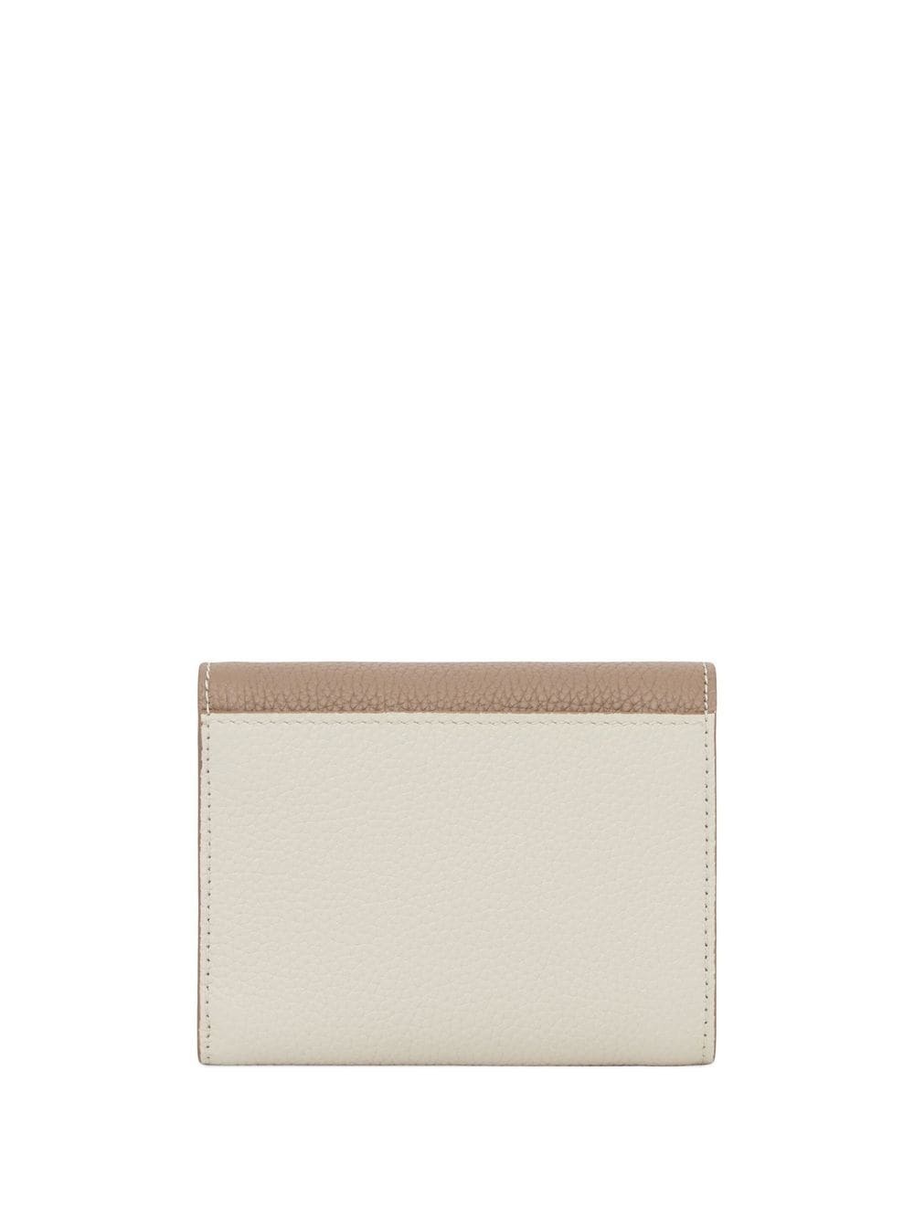 Tri-tone grained-effect wallet - 2