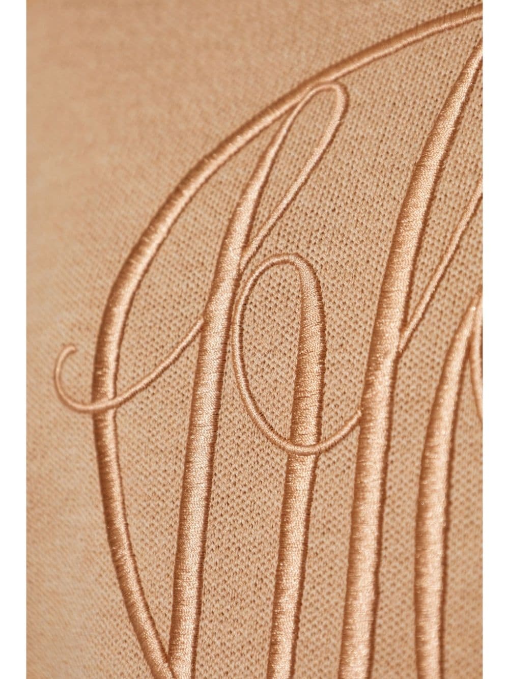 embroidered-logo wool jumper - 5