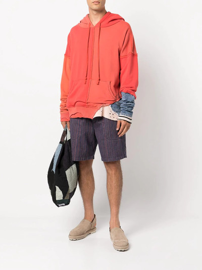 Greg Lauren Fragment patchwork hoodie outlook