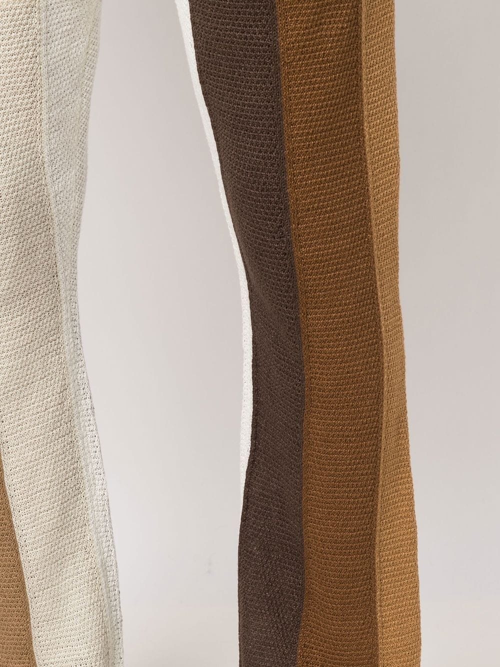 striped straight-leg trousers - 5