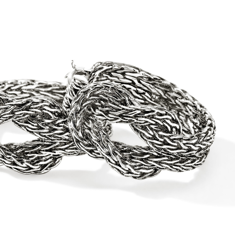 JOHN HARDY Love Knot Hoop Earring, Sterling Silver, 20MM outlook
