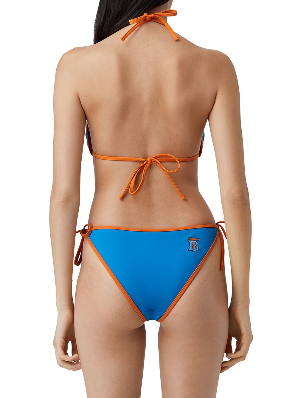 Monogram-motif triangle bikini set - 4