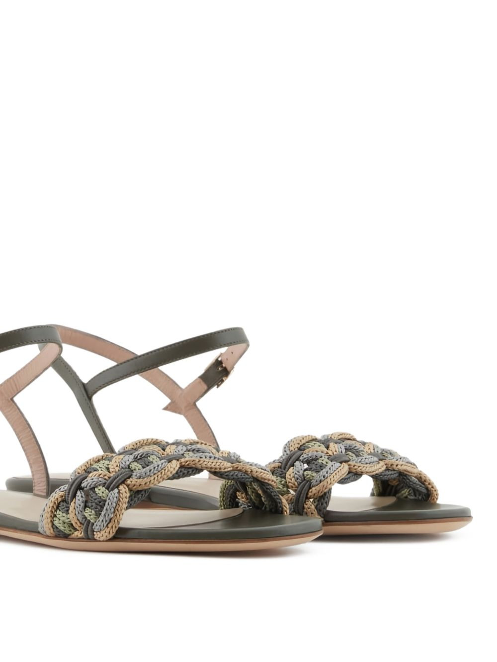 braided-strap sandals - 2