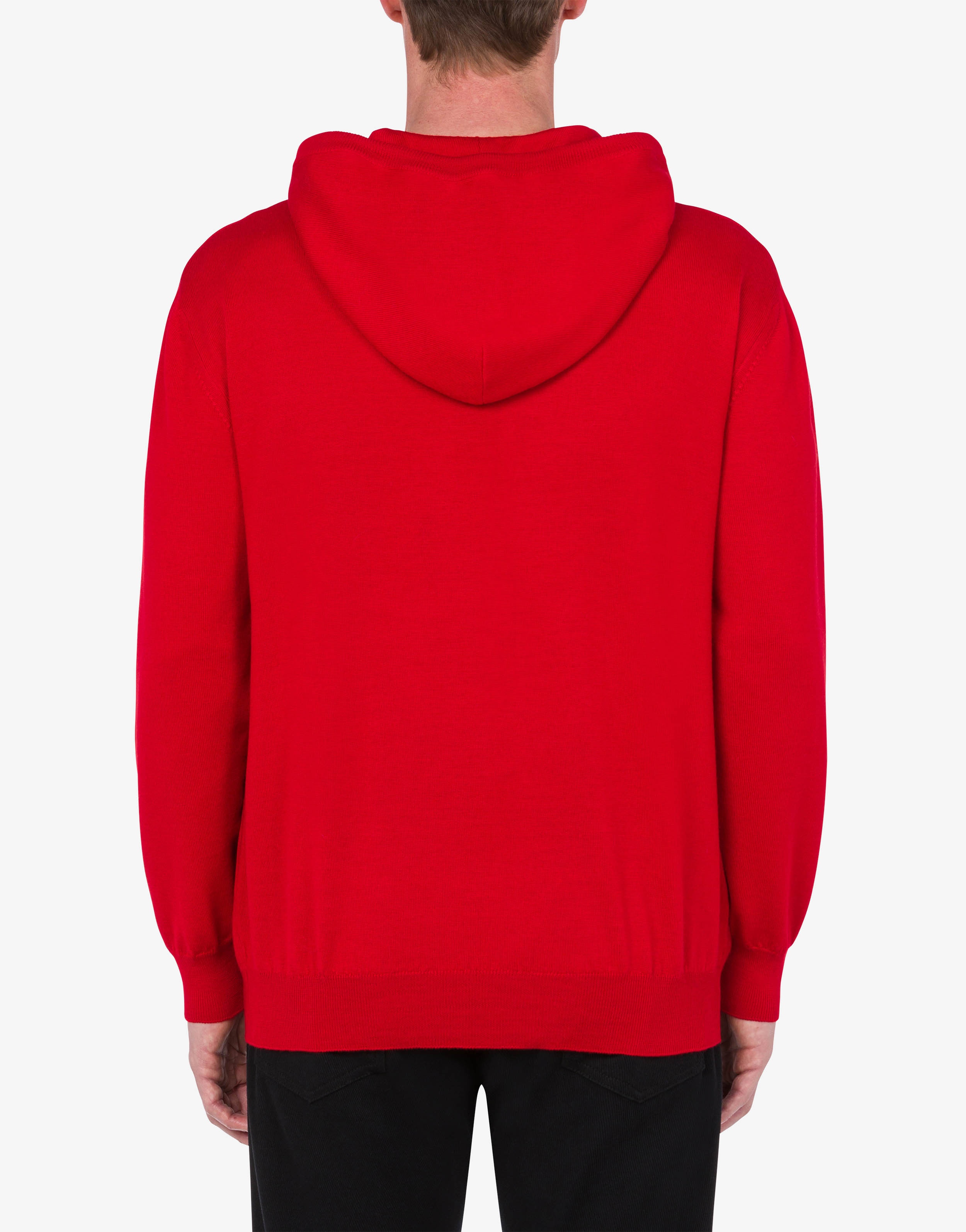 MIRROR TEDDY BEAR HOODED PULLOVER - 3