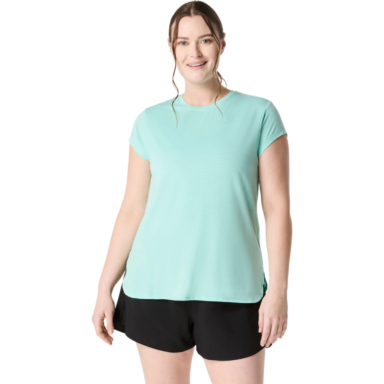 WOMEN'S HEATHER CREWNECK TOP - 1