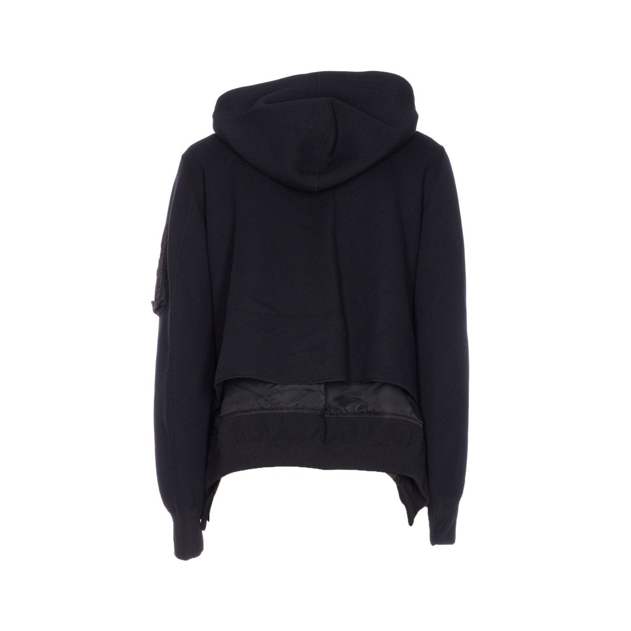 Sacai Women Sponge Nylon Twill Sweatshirt - 2