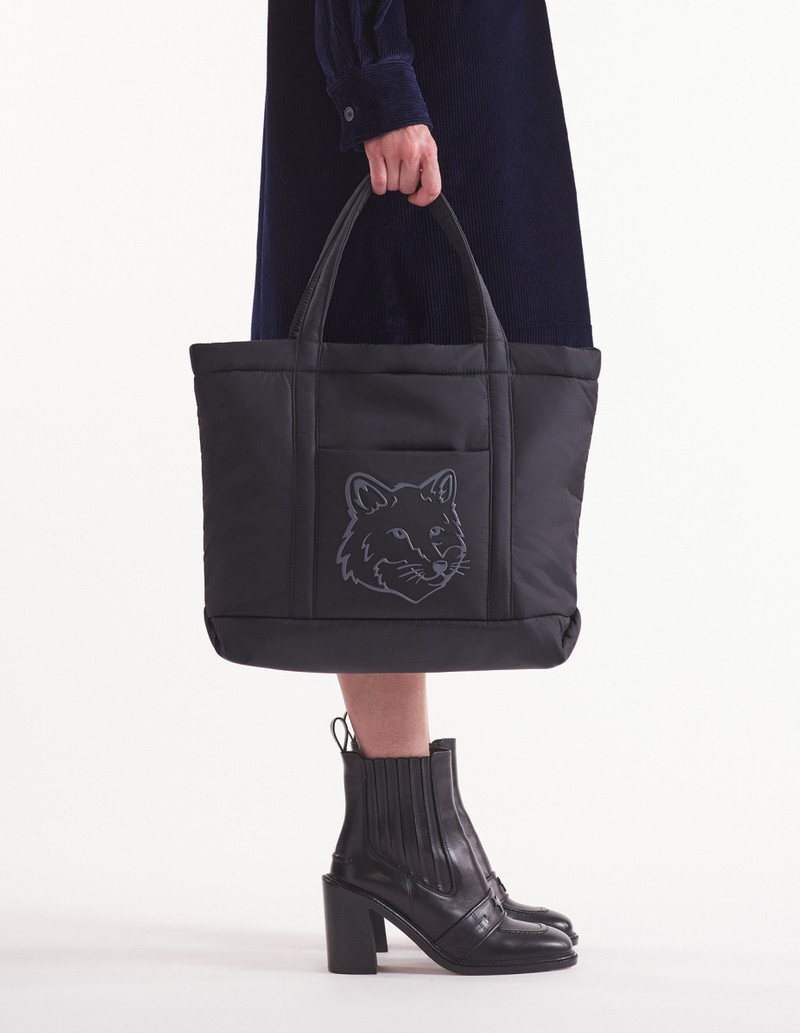 Maison Kitsuné FOX HEAD PUFFER MEDIUM TOTE outlook