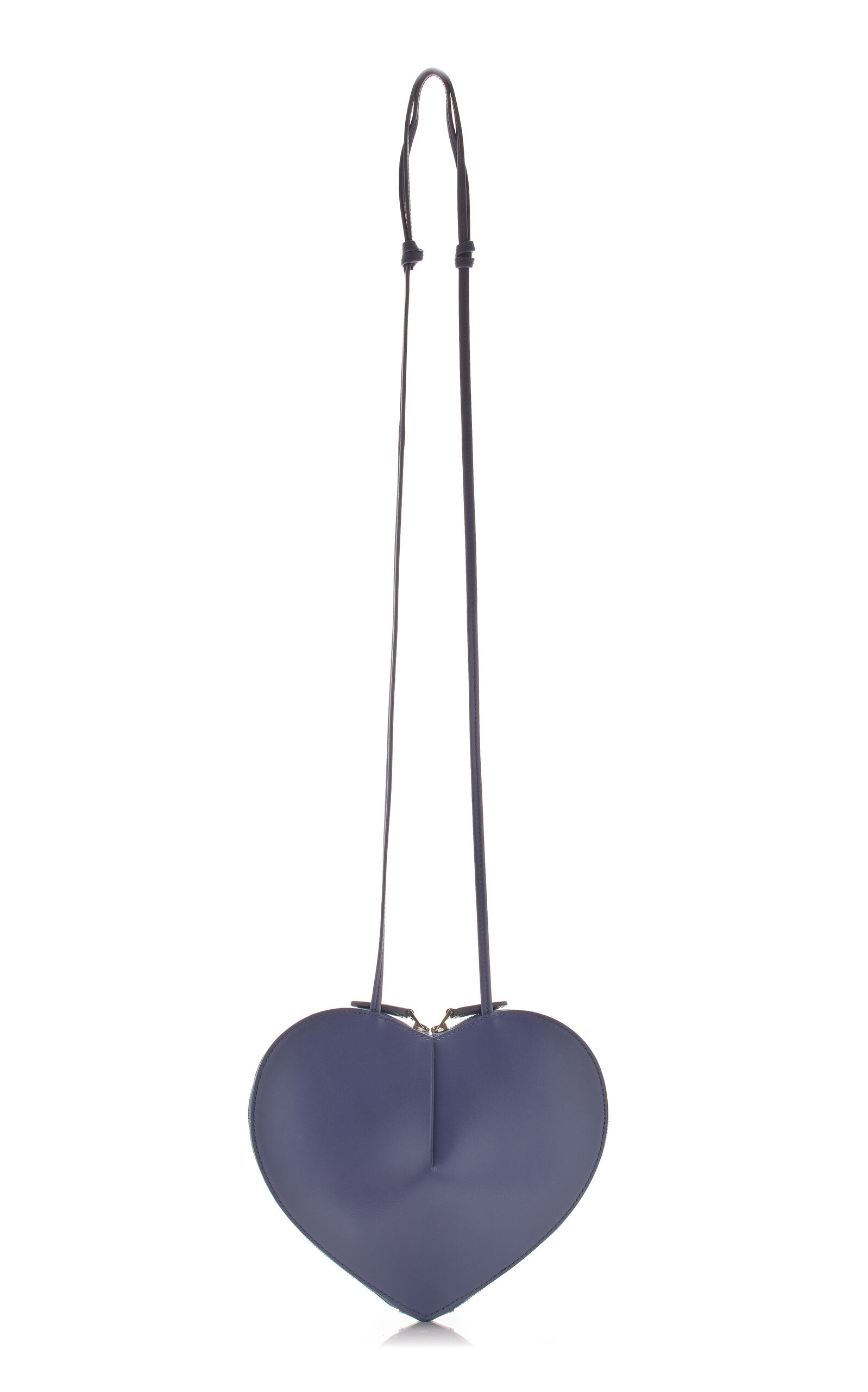 Le Coeur Leather Crossbody Bag blue - 4