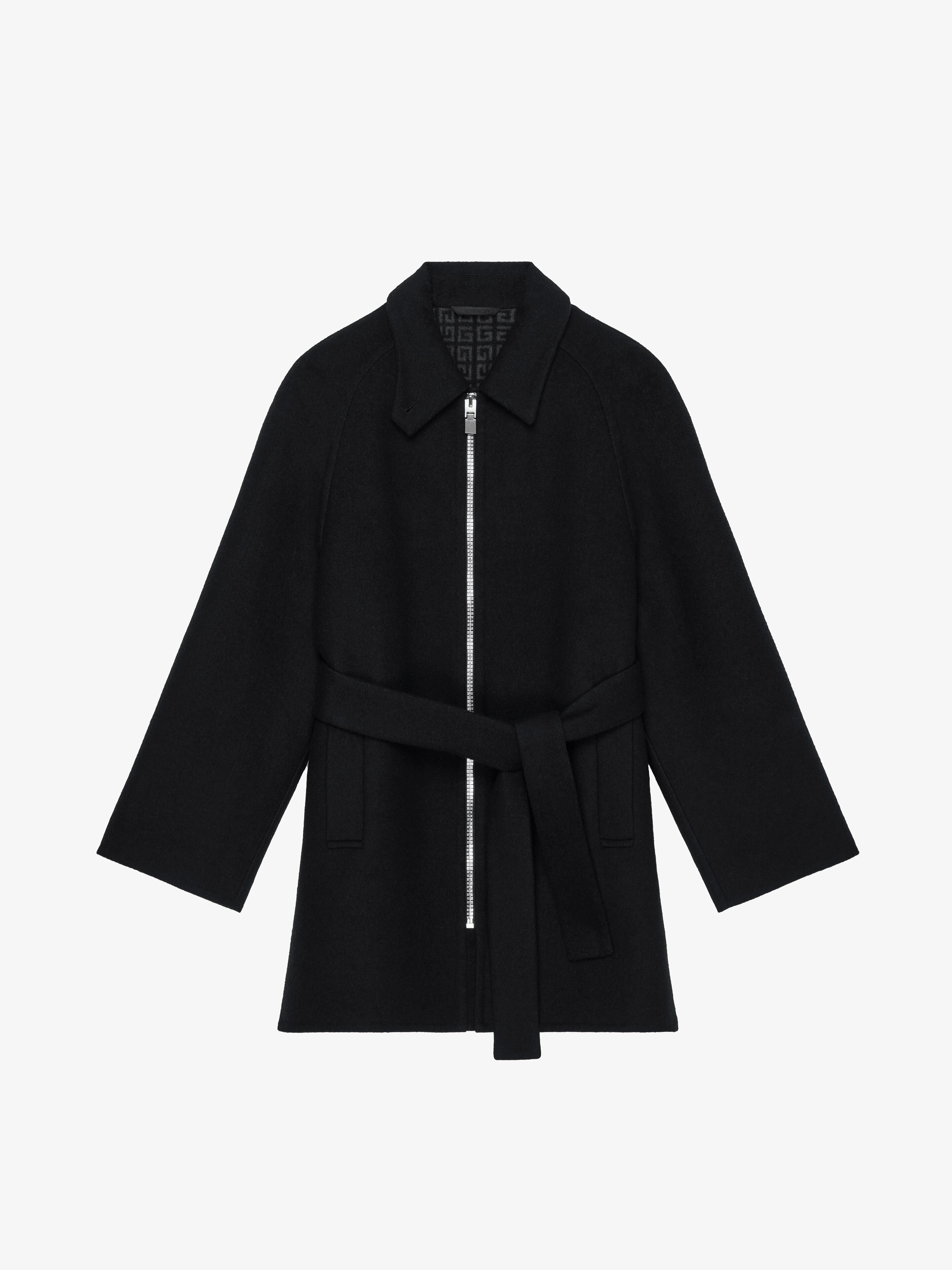 Double face wool and cashmere coat