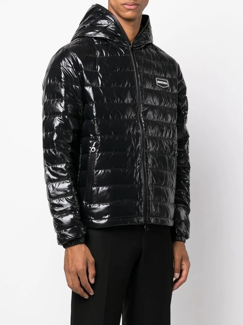 high-shine padded jacket - 3