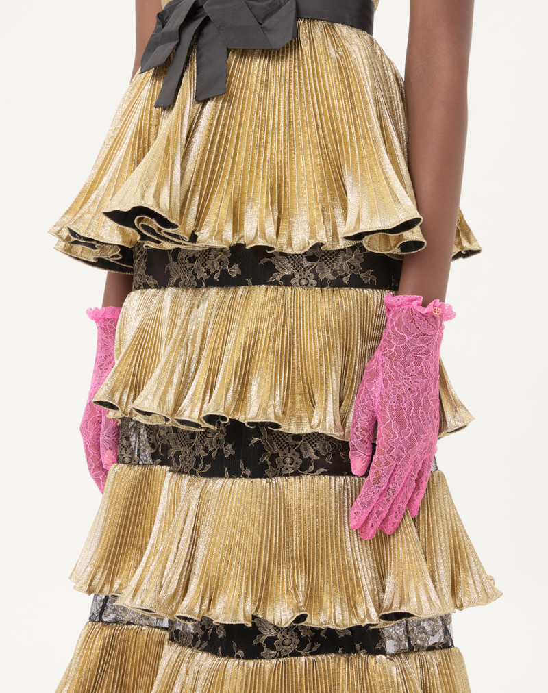 Valentino VLOGO SIGNATURE LACE GLOVES outlook