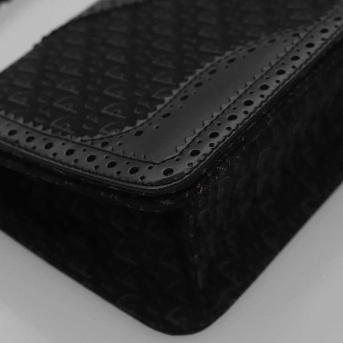 DIOR Trotter Canvas Hand Bag Black - 15