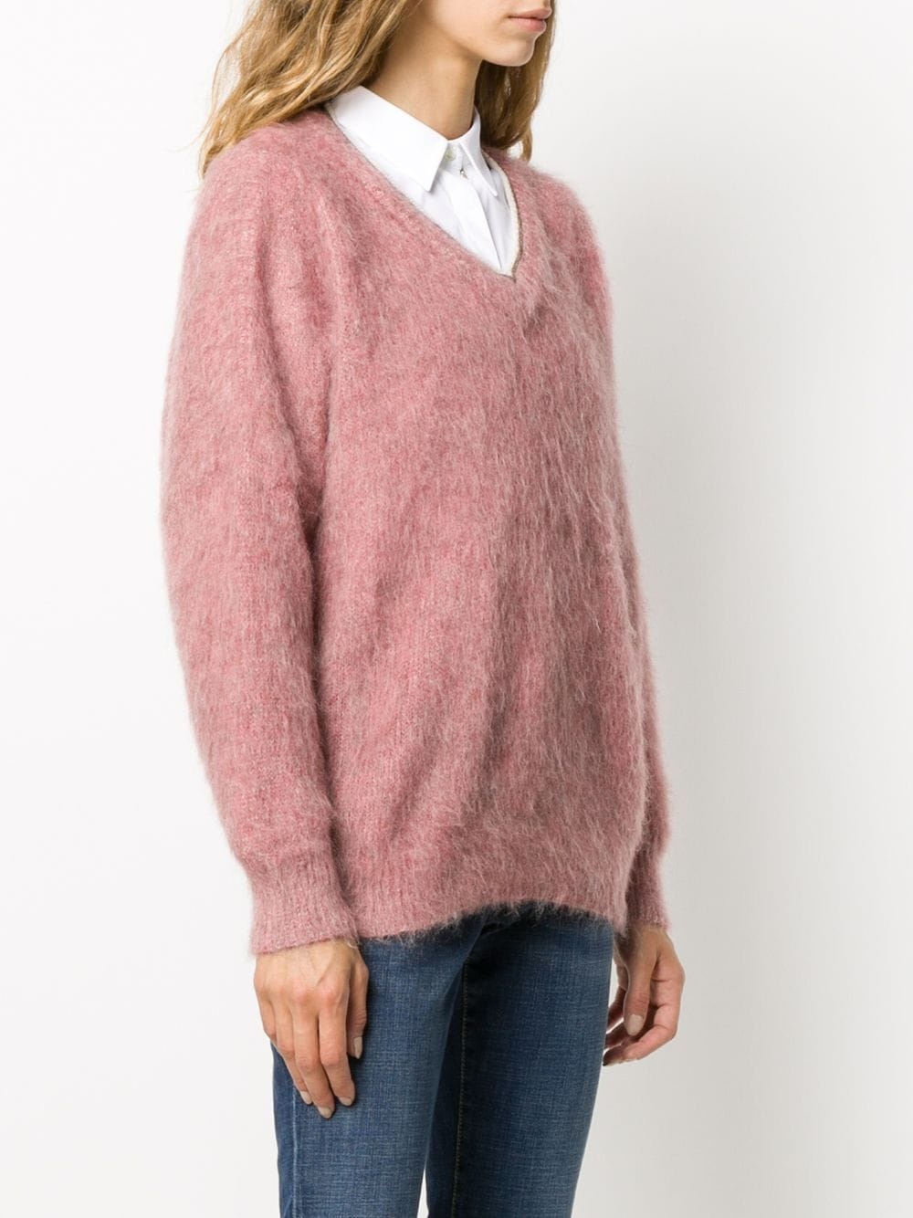 relaxed long-sleeve jumper - 3