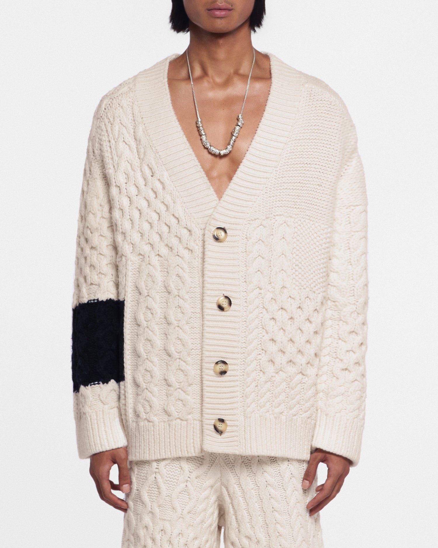 Cable-Knit Cardigan - 2
