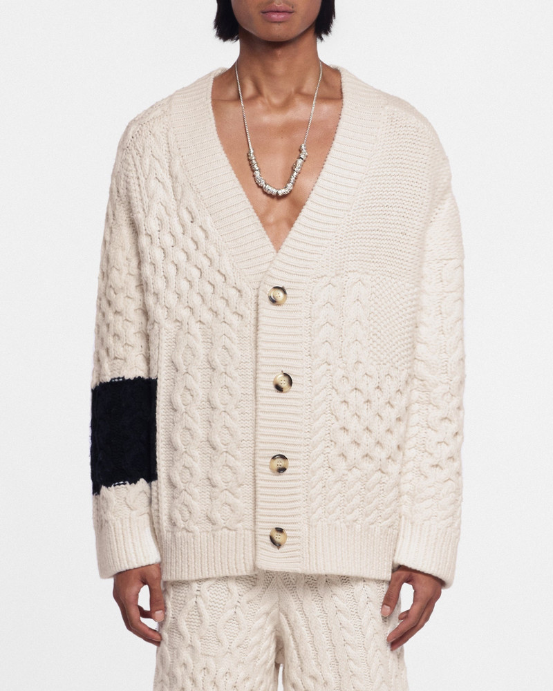 Nanushka Cable-Knit Cardigan outlook