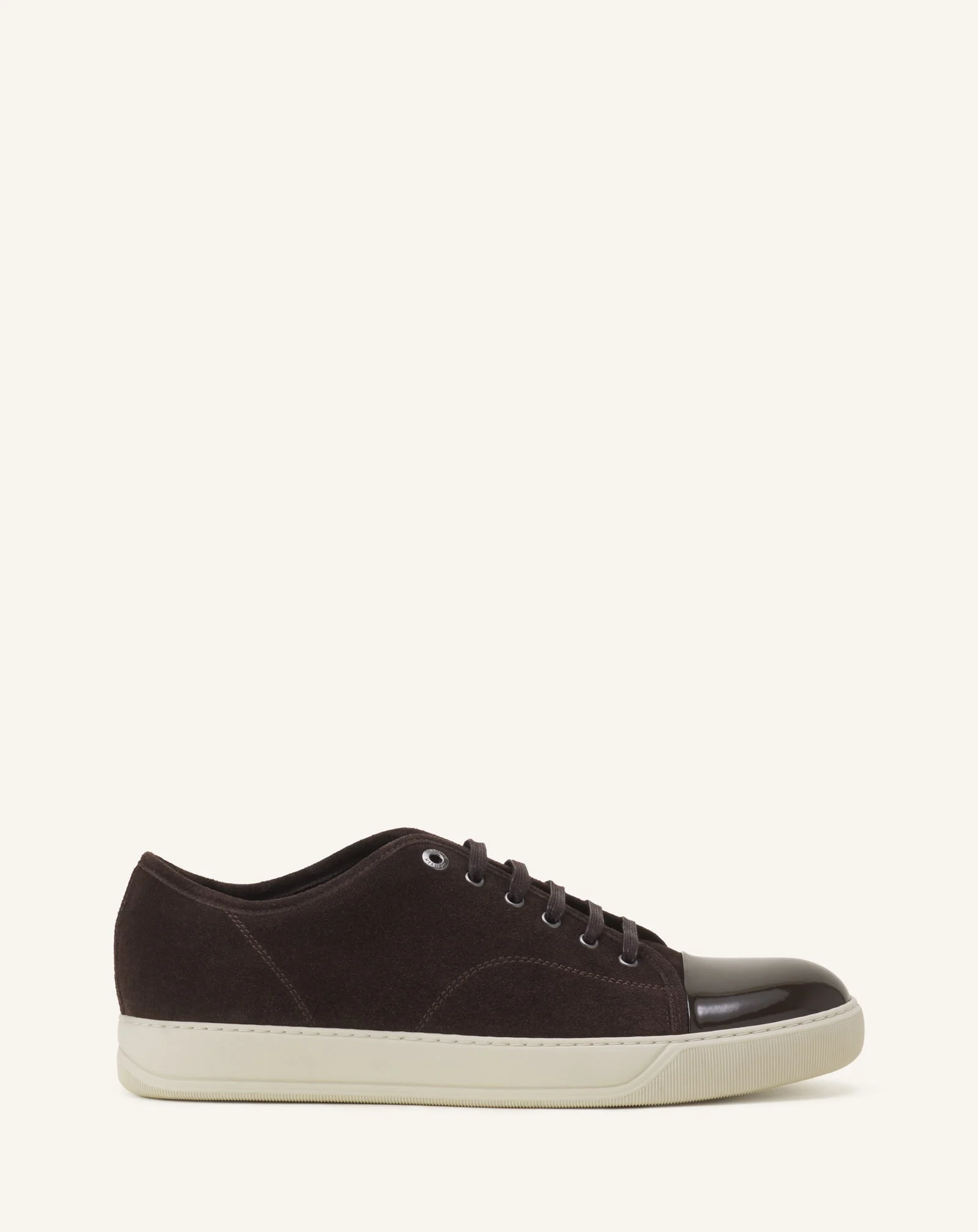 DBB1 PATENT LEATHER AND SUEDE SNEAKERS - 1