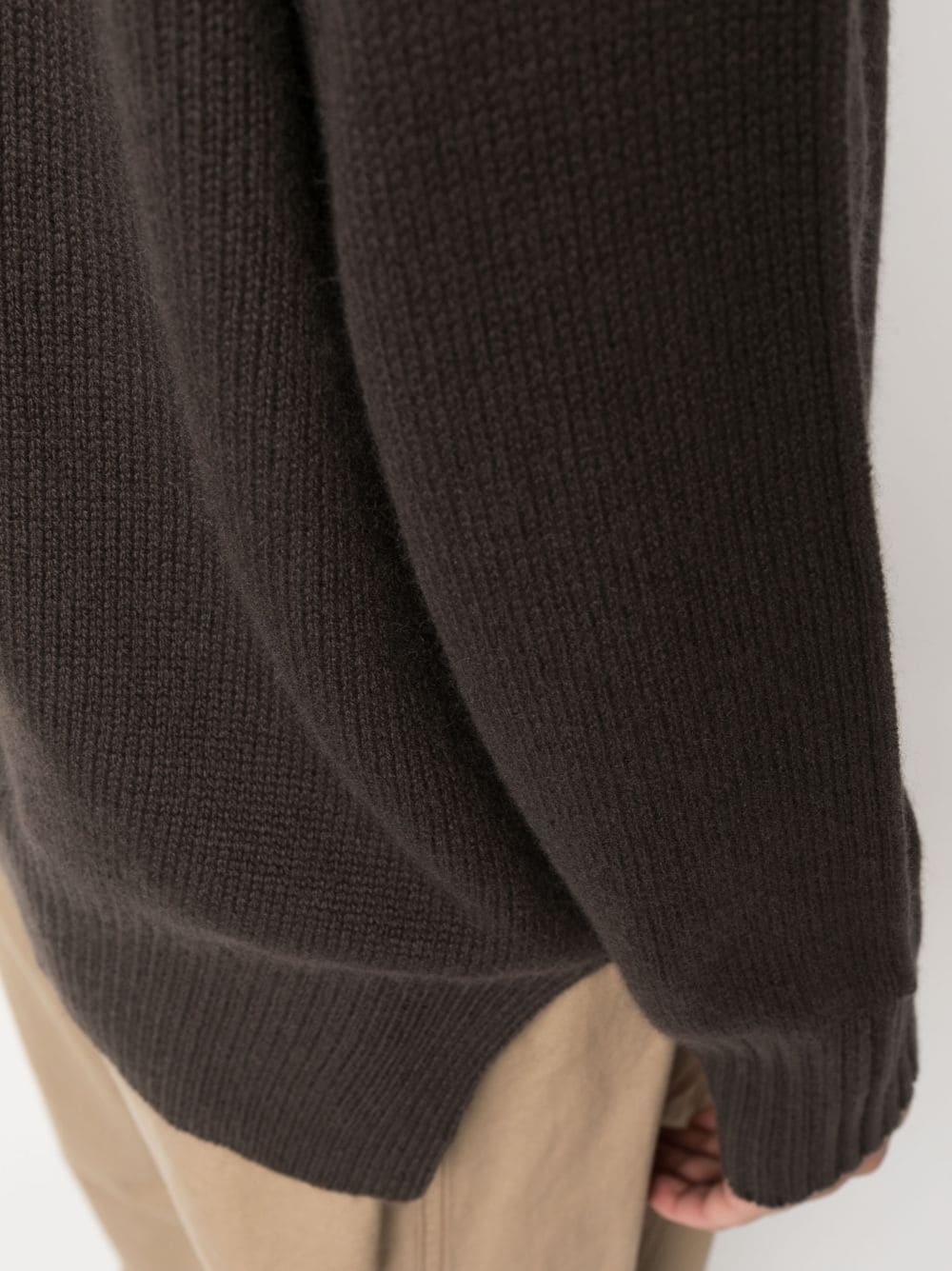 drop-shoulder cashmere jumper - 5
