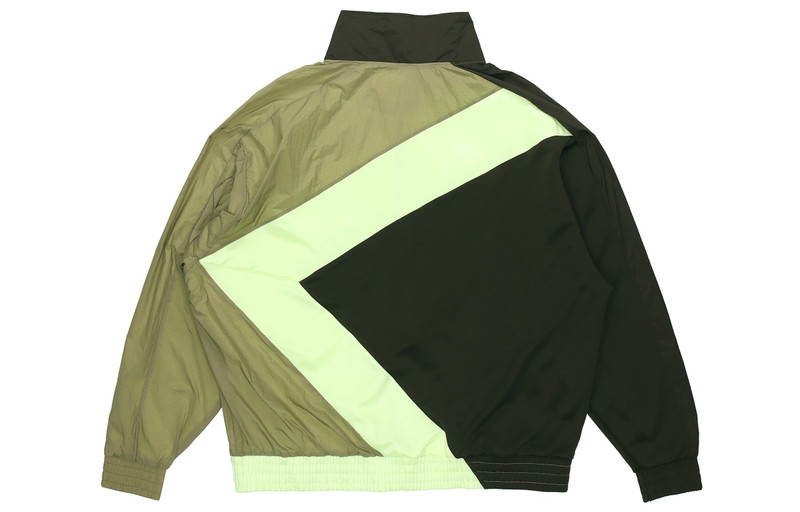 Jordan Air Jordan Wings Diamond Contrasting Colors Casual Sports Jacket Green CI7916-355 outlook