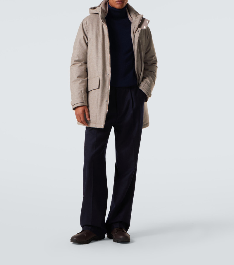 ZEGNA Technical wool down jacket outlook