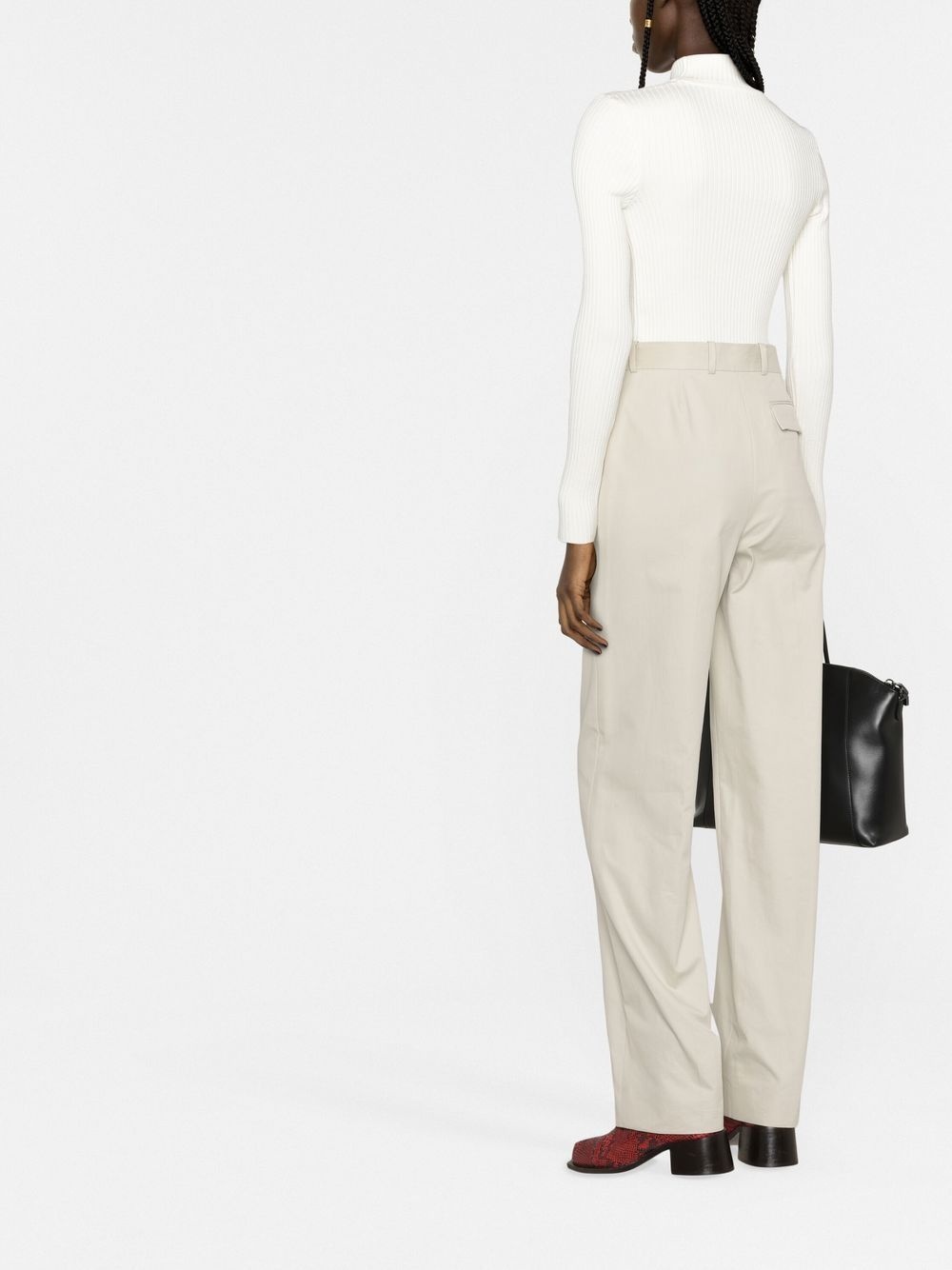Reedition ribbed sweater - 4