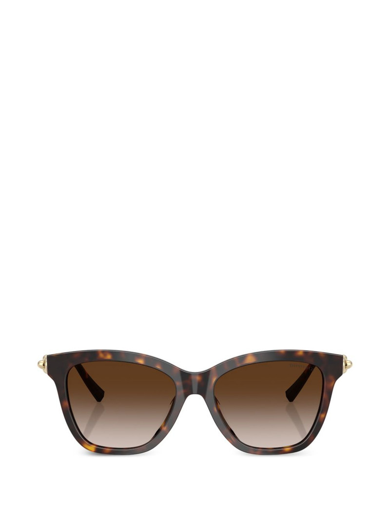 square-frame tortoiseshell sunglasses 1