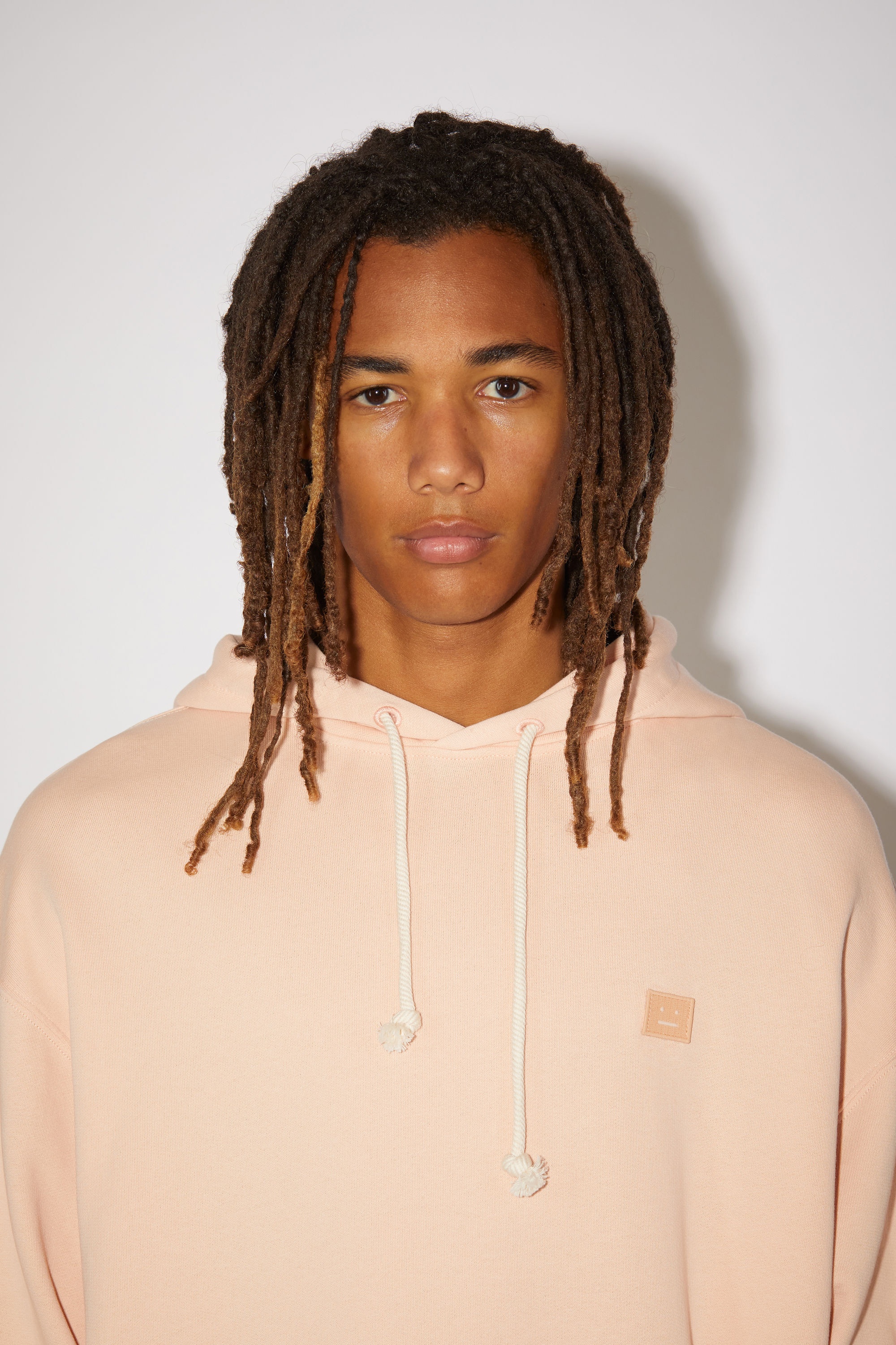 Hooded sweatshirt - Oversized fit - Powder pink - 5