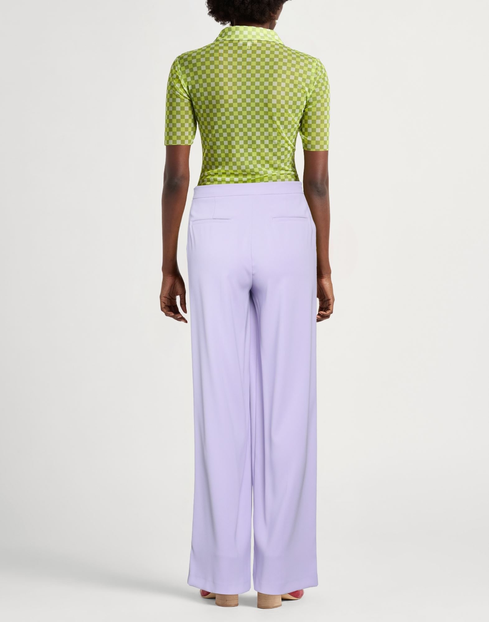 Light green Women's Casual Pants - 3