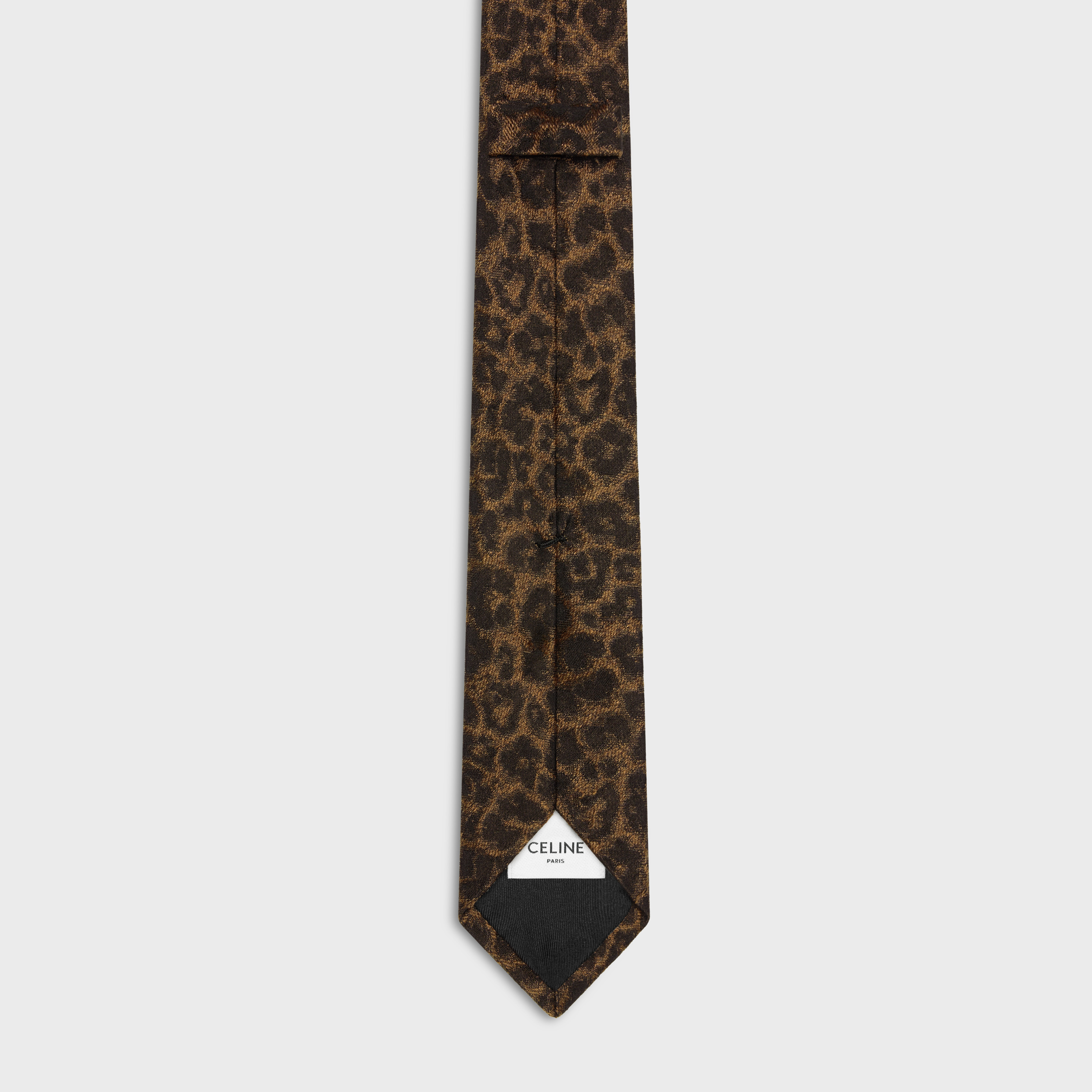 thin tie in silk jacquard - 3