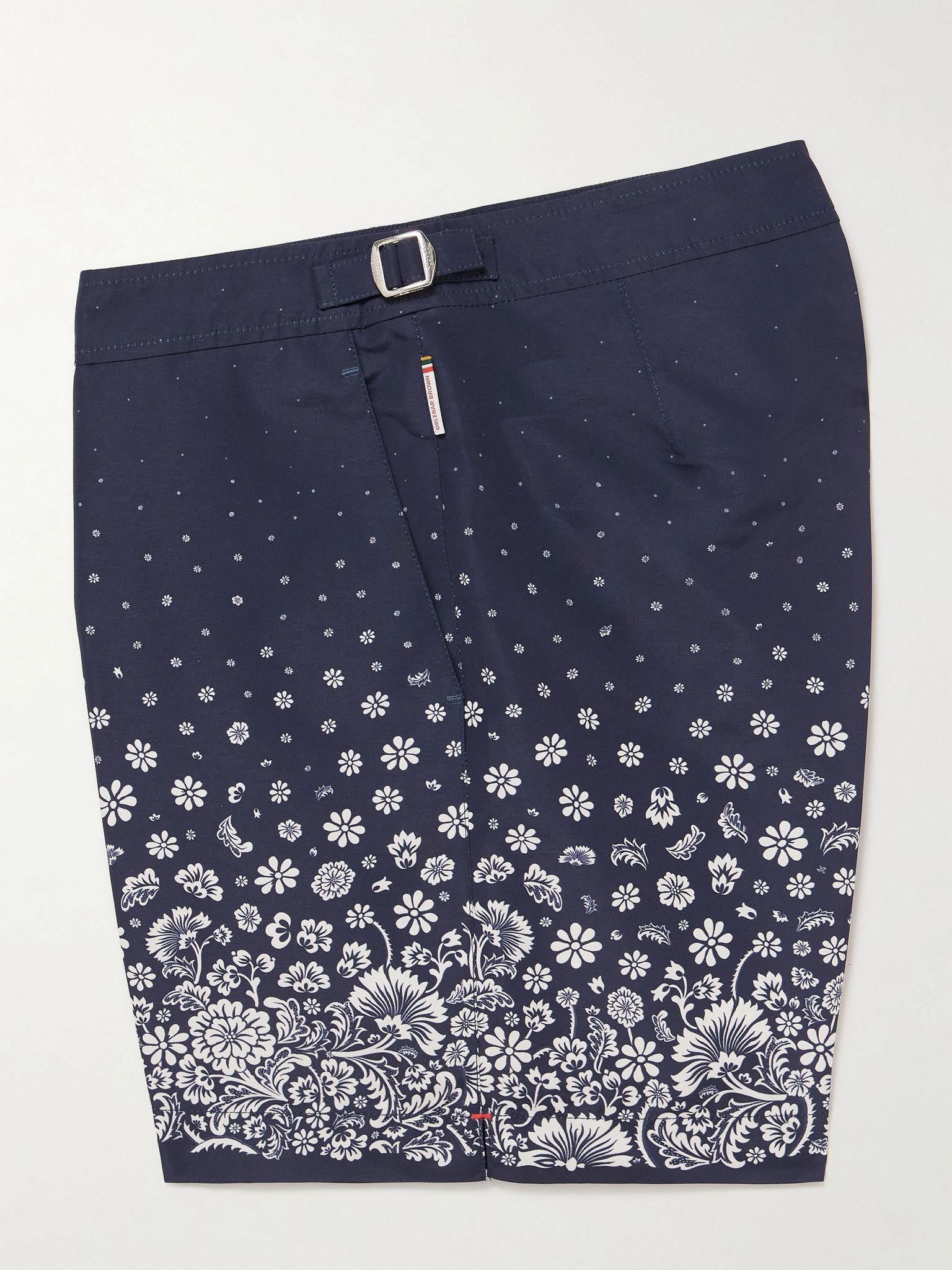 Bulldog Plant Straight-Leg Mid-Length Recycled Swim Shorts Navy - 3