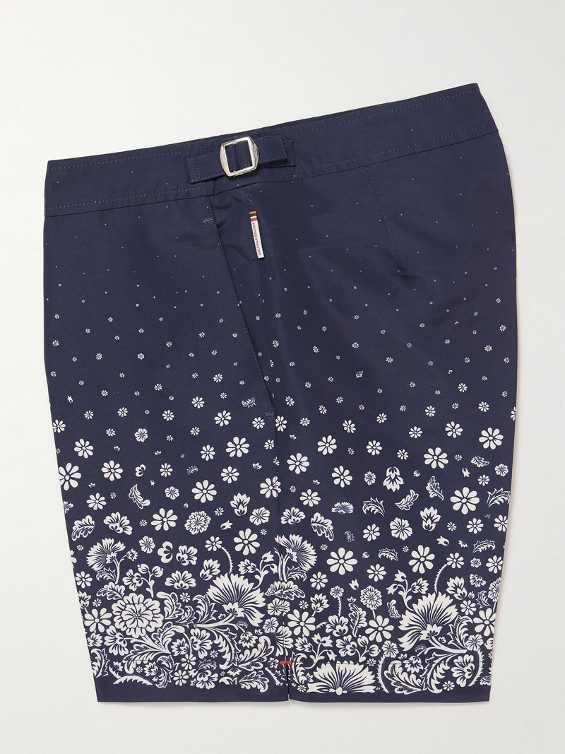 Bulldog Plant Straight-Leg Mid-Length Recycled Swim Shorts Navy 3