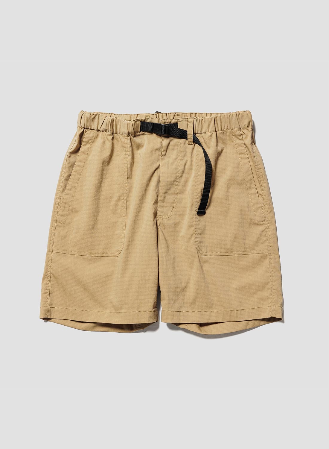 Nanga Takibi Ripstop Field Shorts in Beige - 1