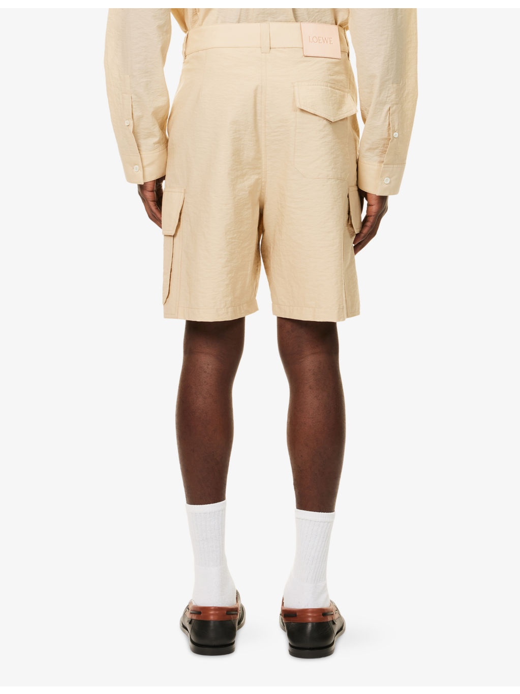 Loewe x Paula's Ibiza Multi-Pockets Cotton-Blend Shorts - 4