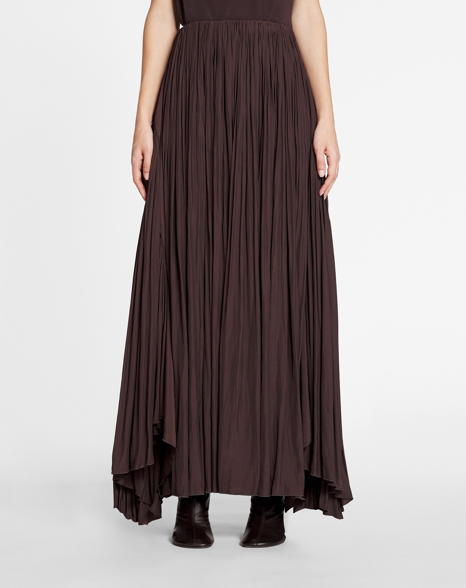 LONG ASYMMETRIC SKIRT - 3