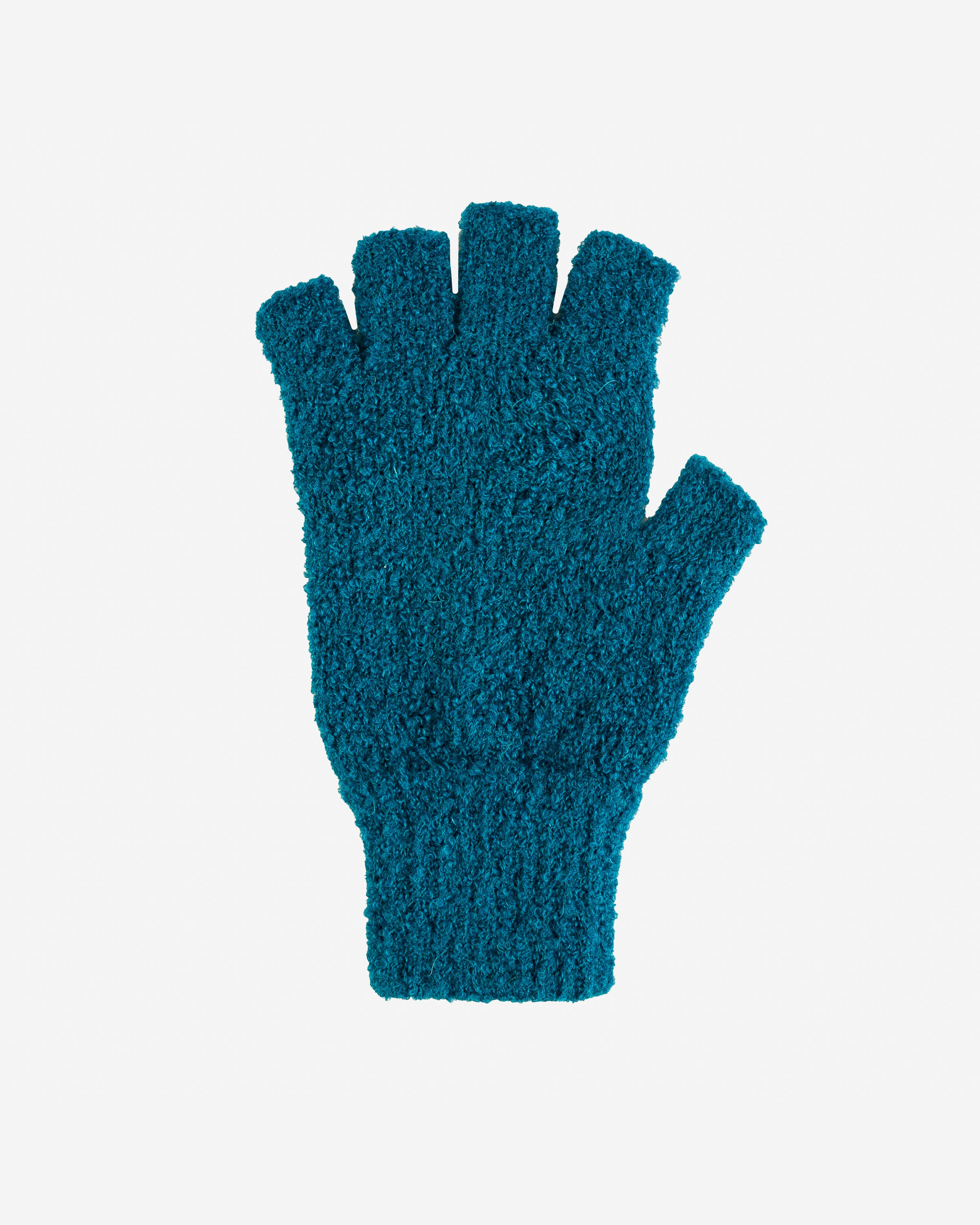 DEC-GLV-TUR Decka Fingerless Gloves - Turquoise - 1